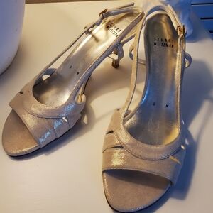 New Stuart Weitzman low heel strapy sandal